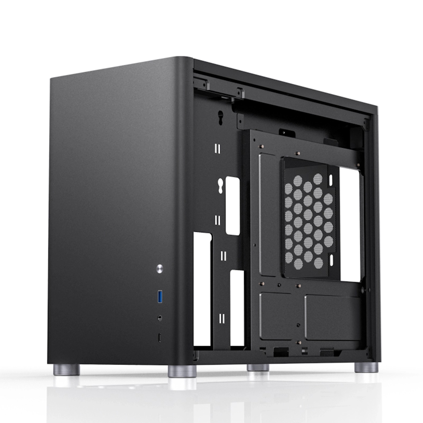 Obudowa JONSBO D30 Aluminum Black cena - zdjęcie 4