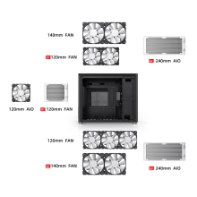 Obudowa JONSBO D30 Aluminum Black cena - zdjęcie 12
