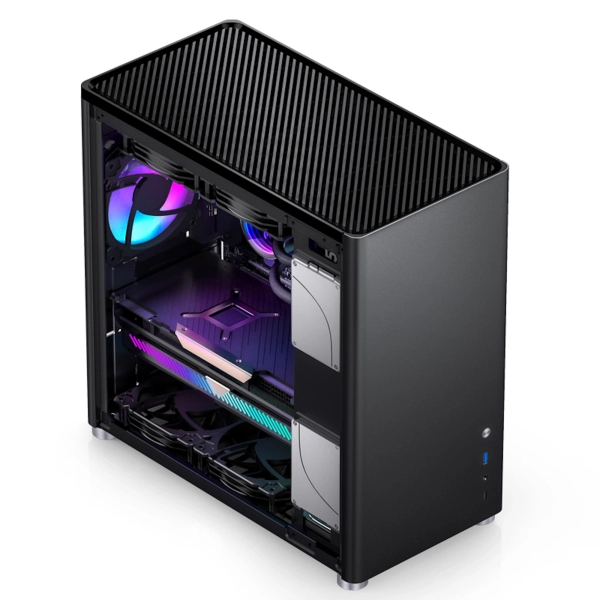 Obudowa JONSBO D40 Aluminum Black cena - zdjęcie 5