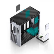 Obudowa JONSBO D40 Aluminum Silver cena - zdjęcie 11