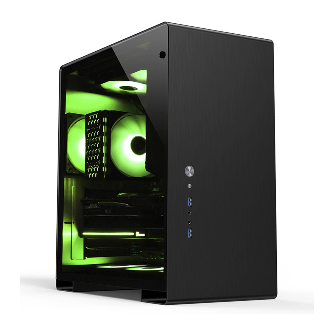 Obudowa JONSBO U5 Aluminum Black cena - zdjęcie 1