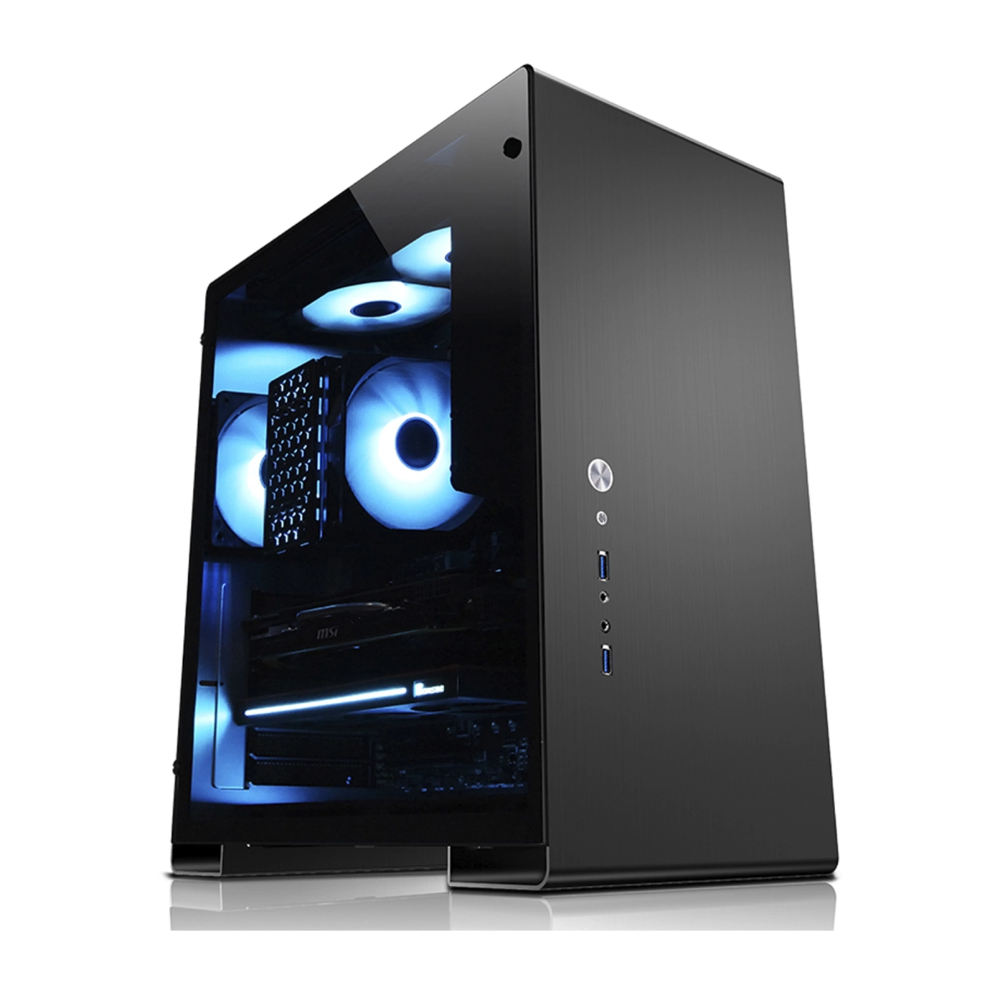 Obudowa JONSBO U5 Aluminum Black cena - zdjęcie 2