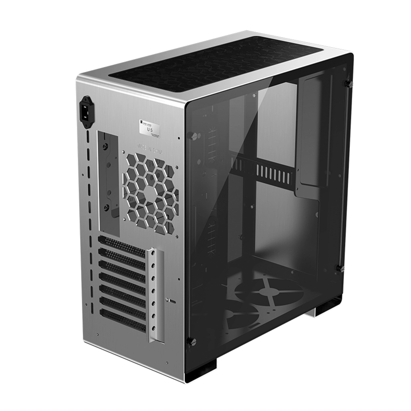 Obudowa JONSBO U5 Aluminum Silver cena - zdjęcie 4