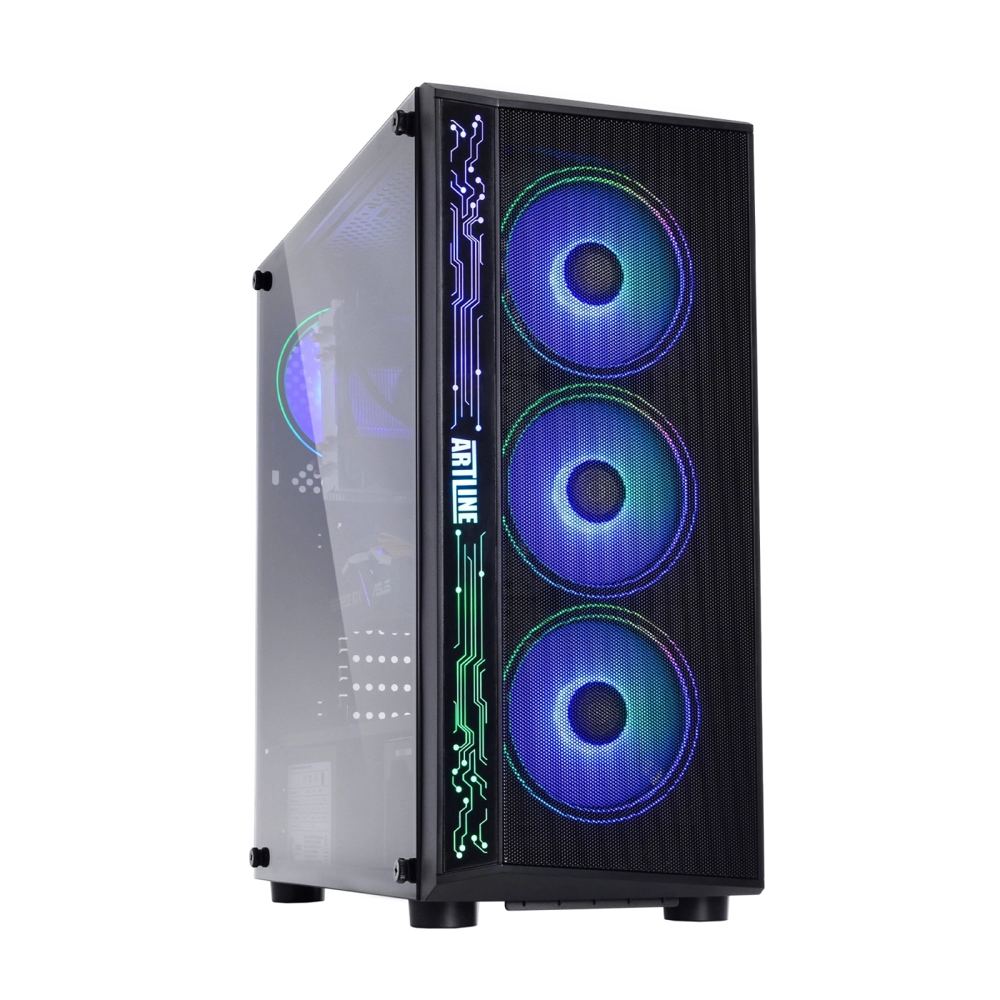 Obudowa QUBE BREEZE Black ARGB (BREEZE_FMNU3) cena - zdjęcie 0