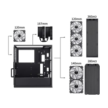 Obudowa JONSBO VR4 Black cena - zdjęcie 14