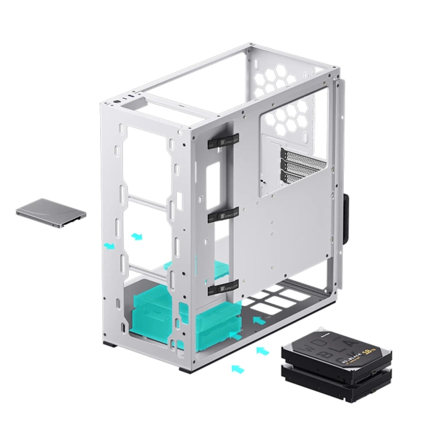 Obudowa JONSBO VR4 White cena - zdjęcie 8