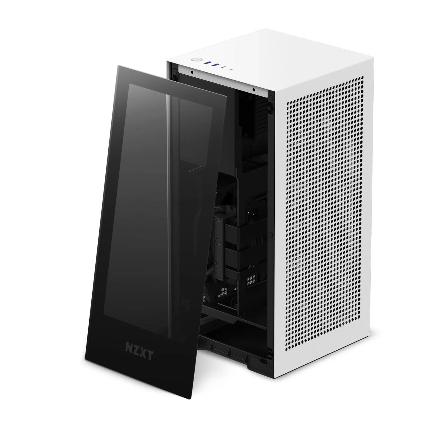 Obudowa NZXT H1 MATTE WHITE (CA-H16WR-W1-EU) cena - zdjęcie 2