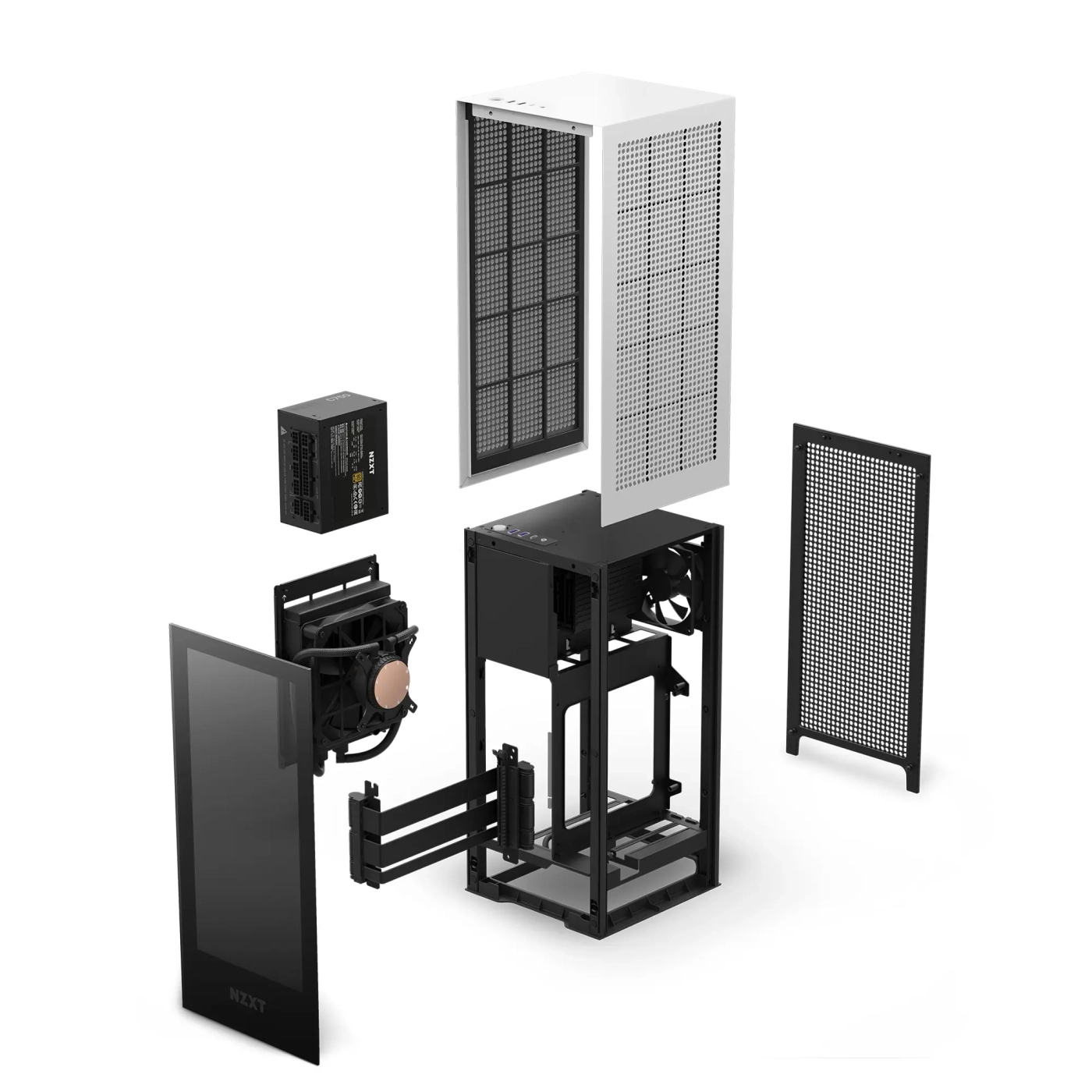 Obudowa NZXT H1 MATTE WHITE (CA-H16WR-W1-EU) cena - zdjęcie 7