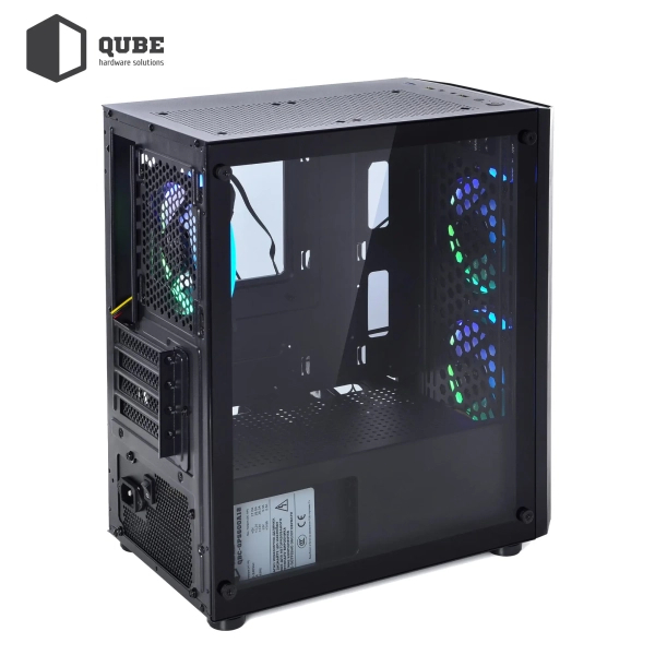 Obudowa QUBE BLOCK 500W Black (BLOCK_F5MU3) cena - zdjęcie 1