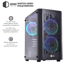 Obudowa QUBE BLOCK 500W Black (BLOCK_F5MU3) cena - zdjęcie 7