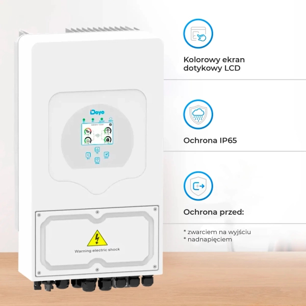 Falownik hybrydowy DEYE SUN-5K-SG03LP1 cena - zdjęcie 2