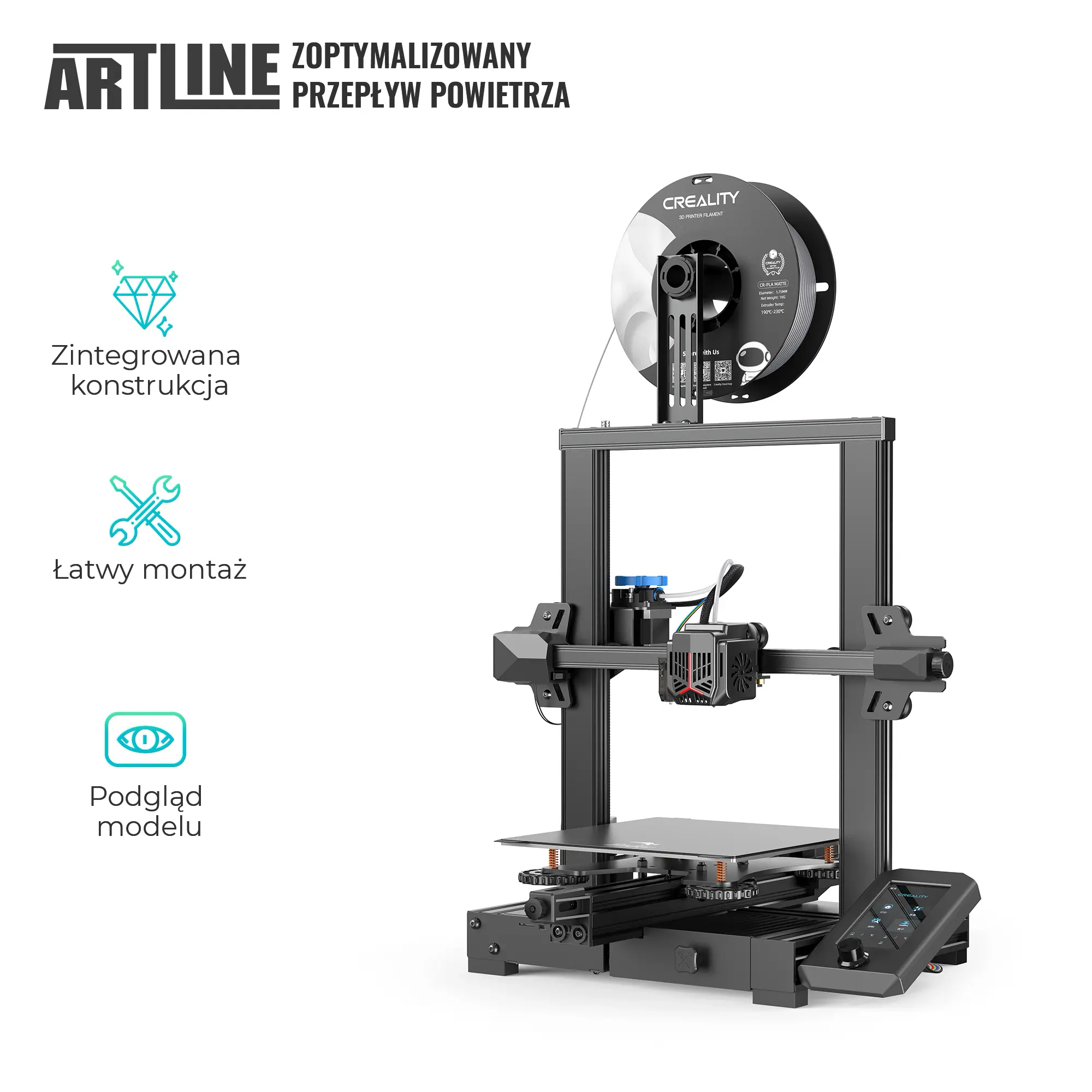 Drukarka 3D Creality Ender-3 V2 Neo cena - zdjęcie 2
