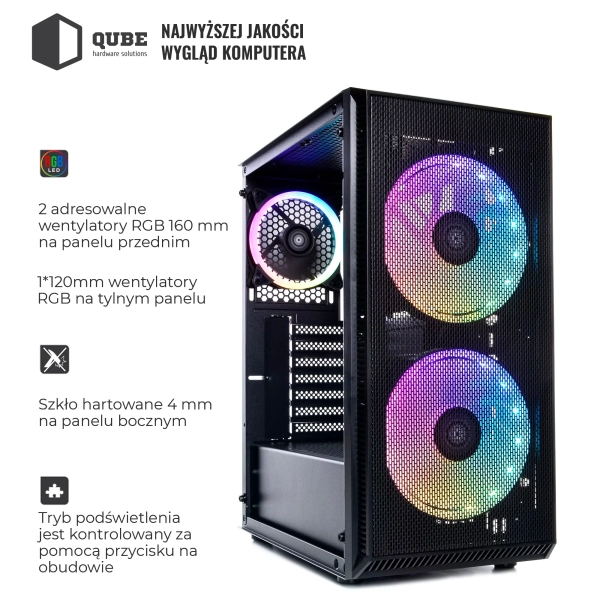 Obudowa QUBE NEPTUNE (QB07N_FCNU3) cena - zdjęcie 1