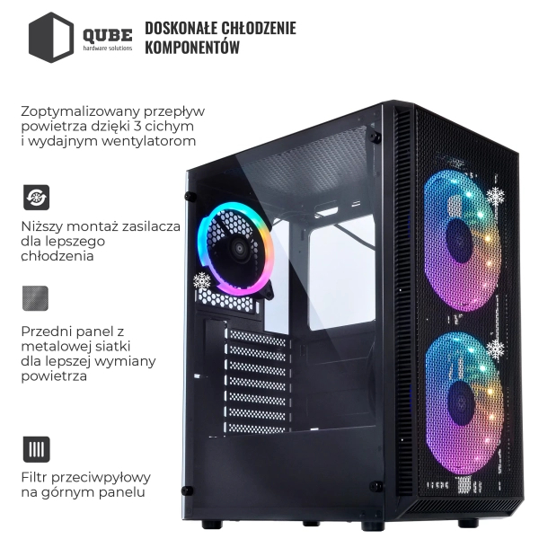 Obudowa QUBE NEPTUNE (QB07N_FCNU3) cena - zdjęcie 2