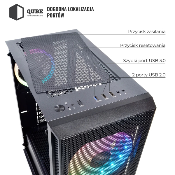 Obudowa QUBE NEPTUNE (QB07N_FCNU3) cena - zdjęcie 5