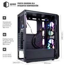 Obudowa QUBE NEPTUNE (QB07N_FCNU3) cena - zdjęcie 10