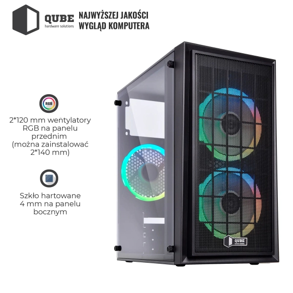 Obudowa QUBE QBC01 (QBC01_FCNU3) cena - zdjęcie 1