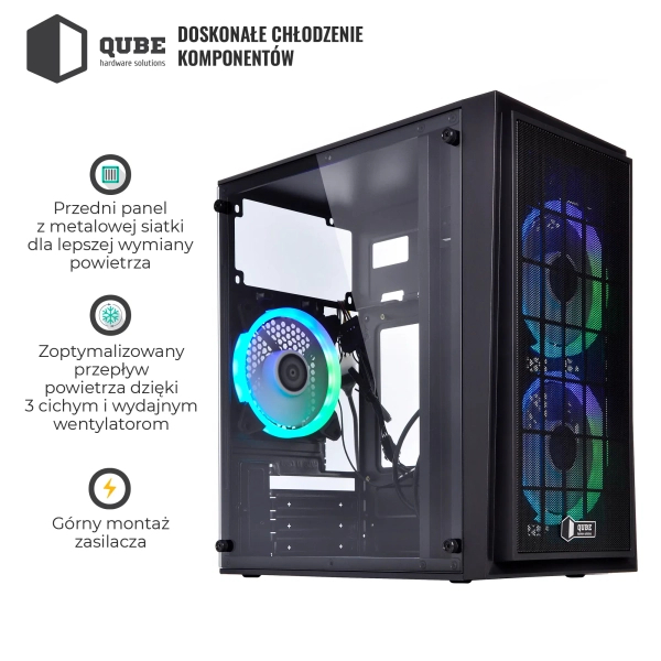 Obudowa QUBE QBC01 (QBC01_FCNU3) cena - zdjęcie 2
