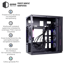 Obudowa QUBE QBC01 (QBC01_FCNU3) cena - zdjęcie 3