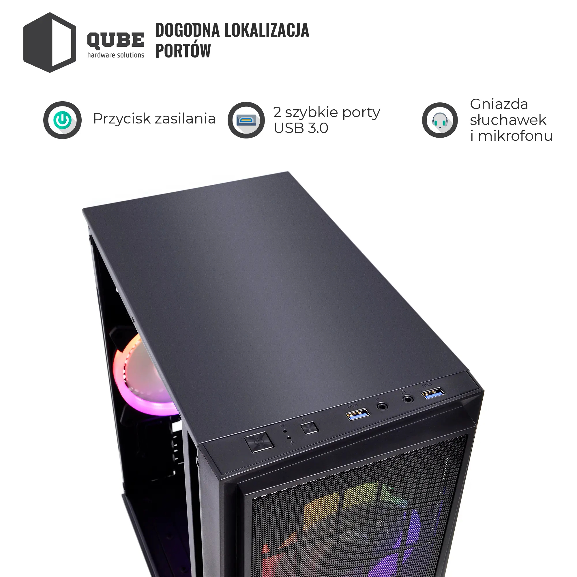 Obudowa QUBE QBC01 (QBC01_FCNU3) cena - zdjęcie 5