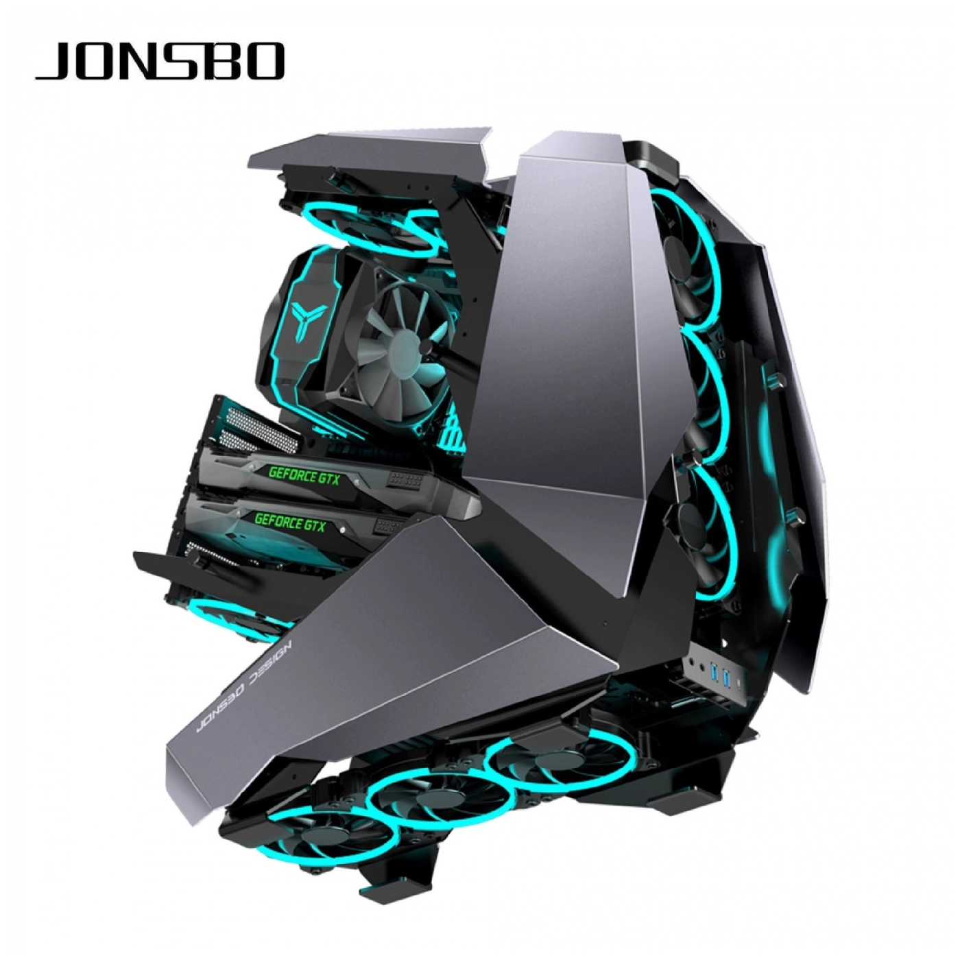 Obudowa Jonsbo MOD5 Gray cena - zdjęcie 4