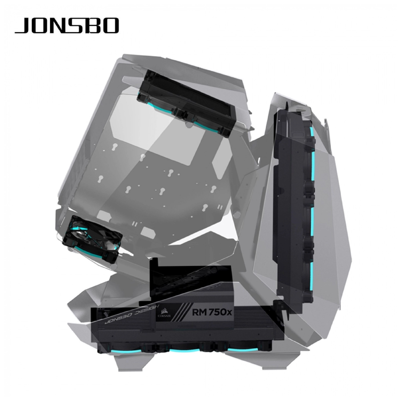 Obudowa Jonsbo MOD5 Gray cena - zdjęcie 10