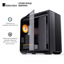 Obudowa JONSBO D500 Black cena - zdjęcie 1