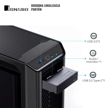 Obudowa JONSBO D500 Black cena - zdjęcie 4