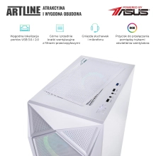 Komputer gamingowy ARTLINE Gaming X53WHITE i5 12400F RTX 3050 8GB SN1642Win cena - zdjęcie 3
