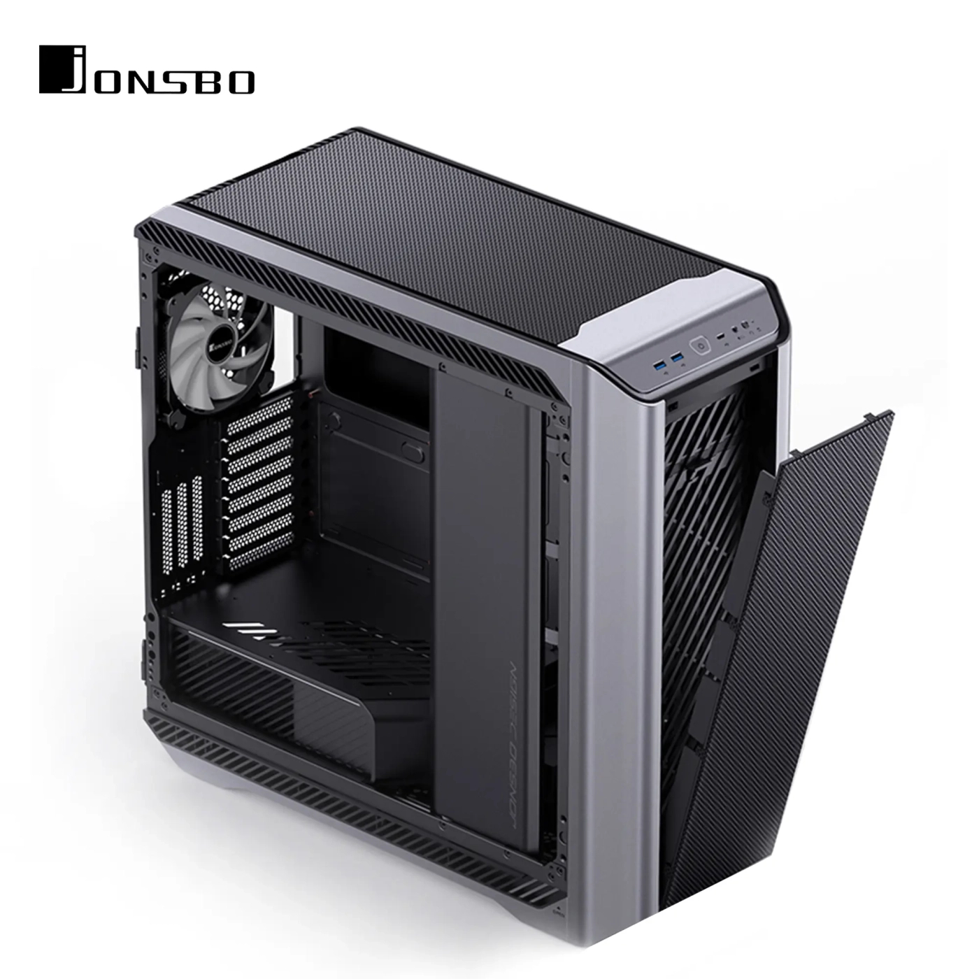 Obudowa JONSBO D500 Silver cena - zdjęcie 8