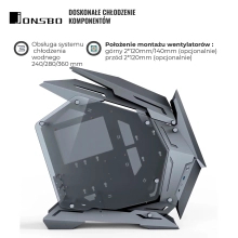 Obudowa JONSBO MOD-3 mini Gray cena - zdjęcie 2