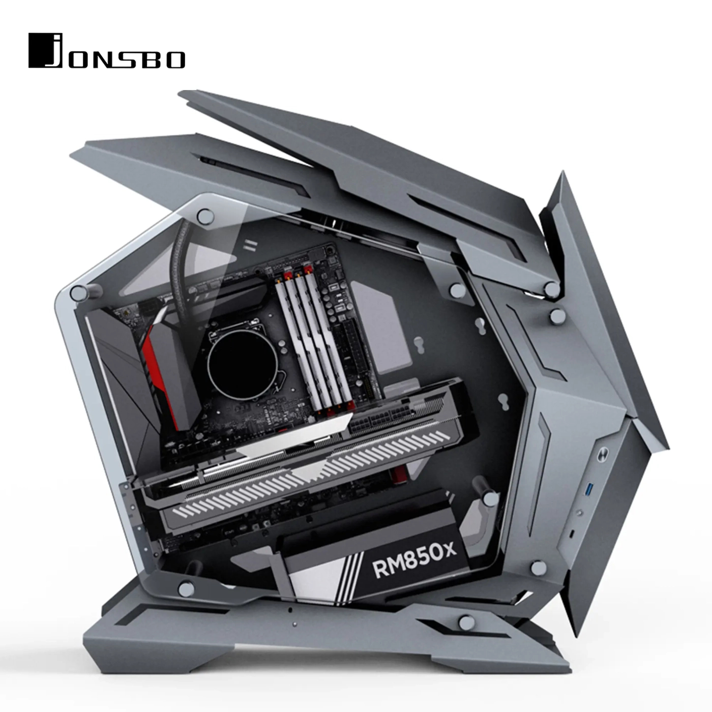 Obudowa JONSBO MOD-3 mini Gray cena - zdjęcie 11