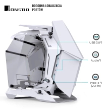Obudowa JONSBO MOD-3 mini White cena - zdjęcie 4