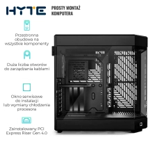 Obudowa Hyte Y60 Black (CS-HYTE-Y60-B) cena - zdjęcie 3