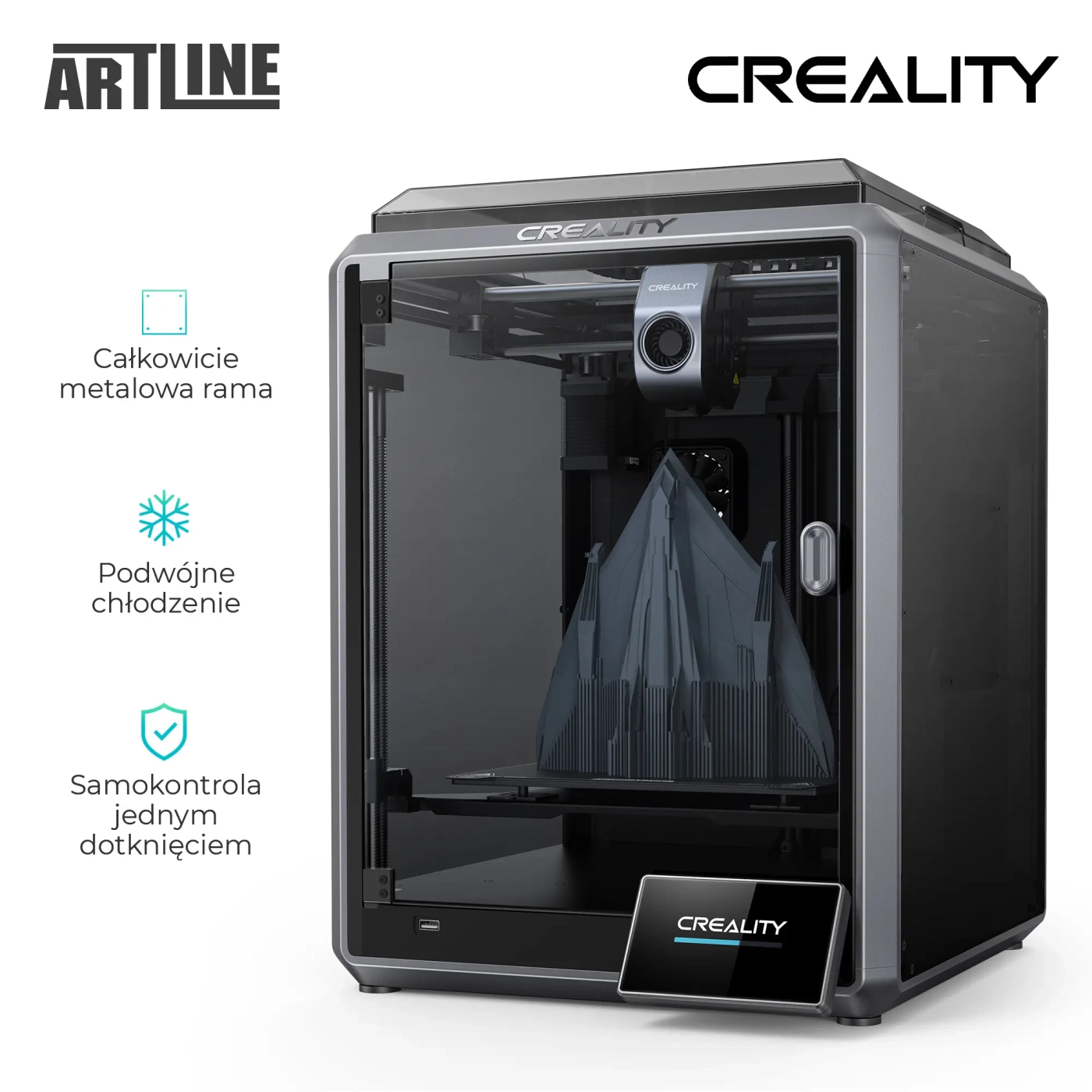 Drukarka 3D Creality CR-K1 cena - zdjęcie 3