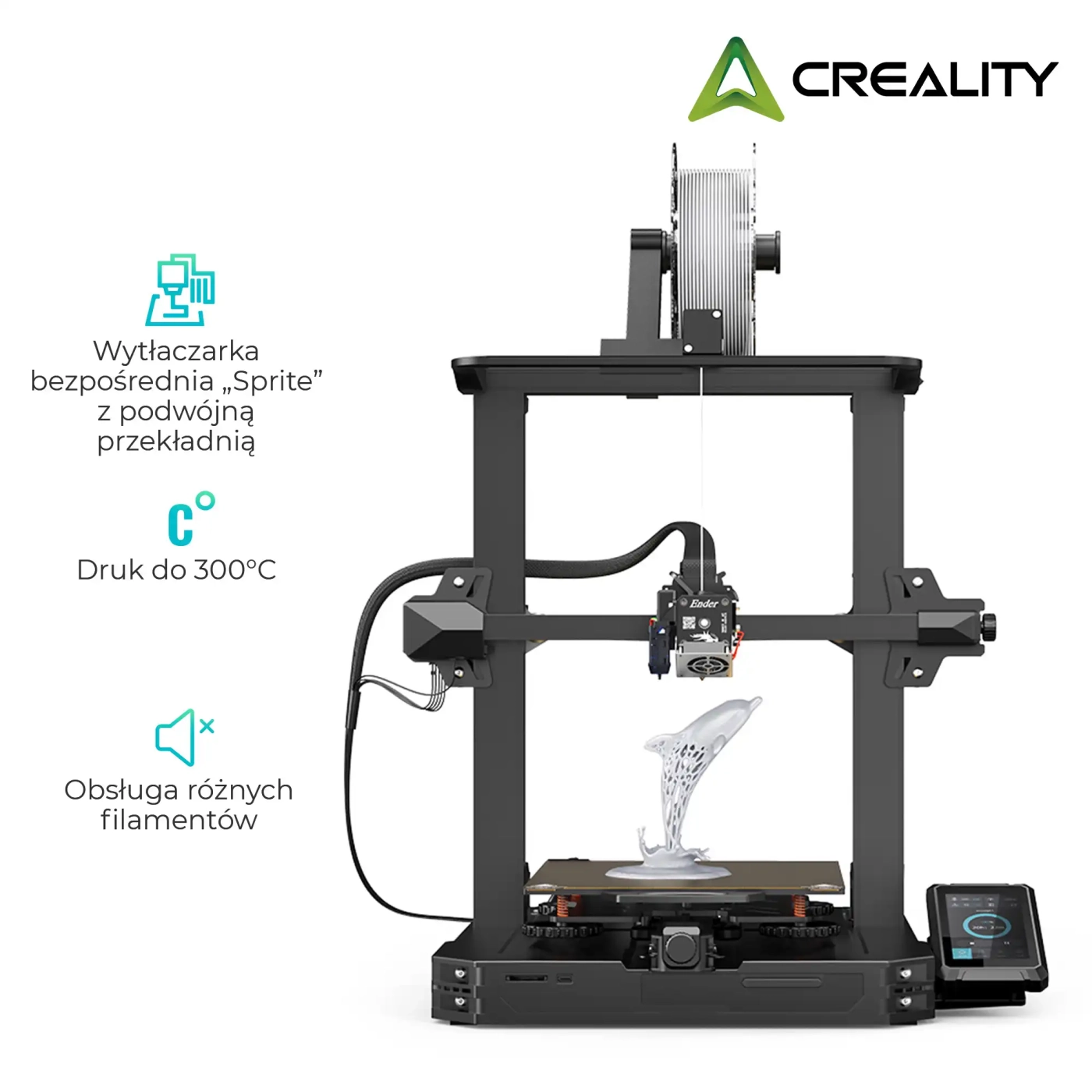 Drukarka 3D Creality Ender-3 S1 Pro cena - zdjęcie 1
