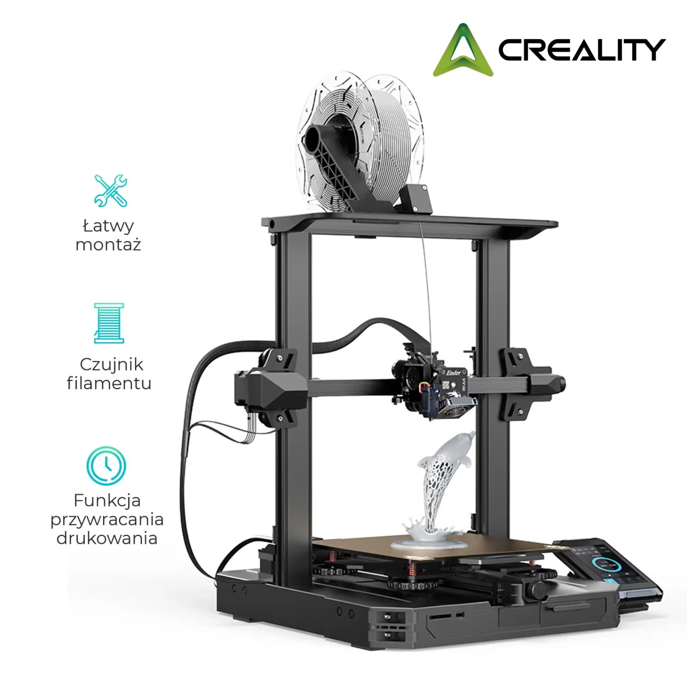 Drukarka 3D Creality Ender-3 S1 Pro cena - zdjęcie 3