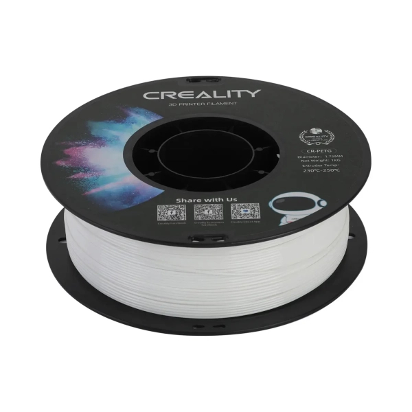 Filament PETG do drukarki 3D CREALITY 1kg, 1.75mm, Biały (3301030034) cena - zdjęcie 3