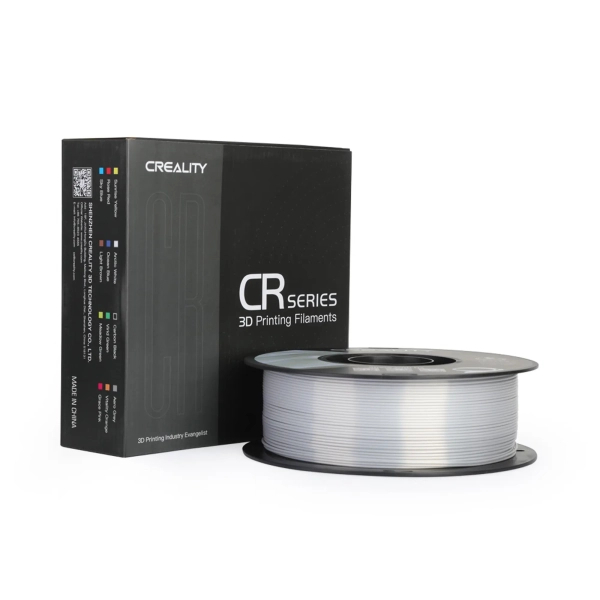 Filament PLA do drukarki 3D CREALITY Jedwabisty blask 1kg, 1.75mm, Srebrny (3301120007) cena - zdjęcie 5