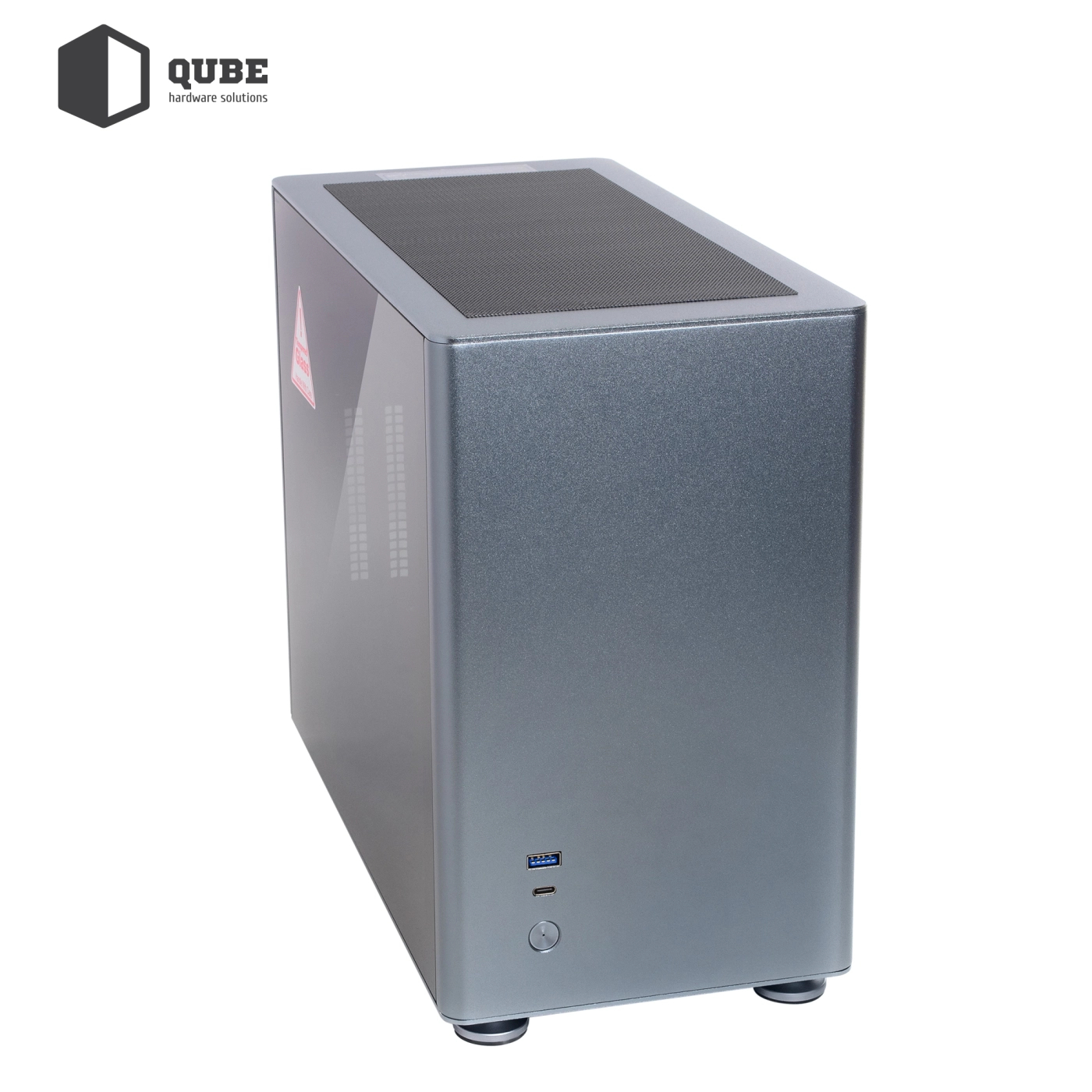 Obudowa QUBE A4 Gray (QBA4I_WGNU3) cena - zdjęcie 1