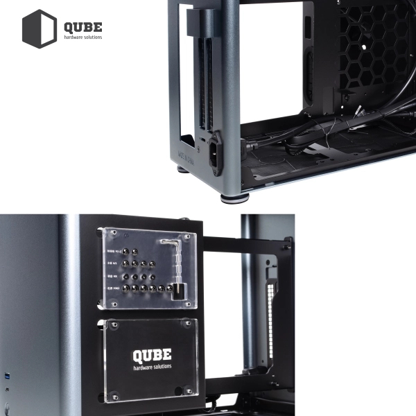 Obudowa QUBE A4 Gray (QBA4I_WGNU3) cena - zdjęcie 7