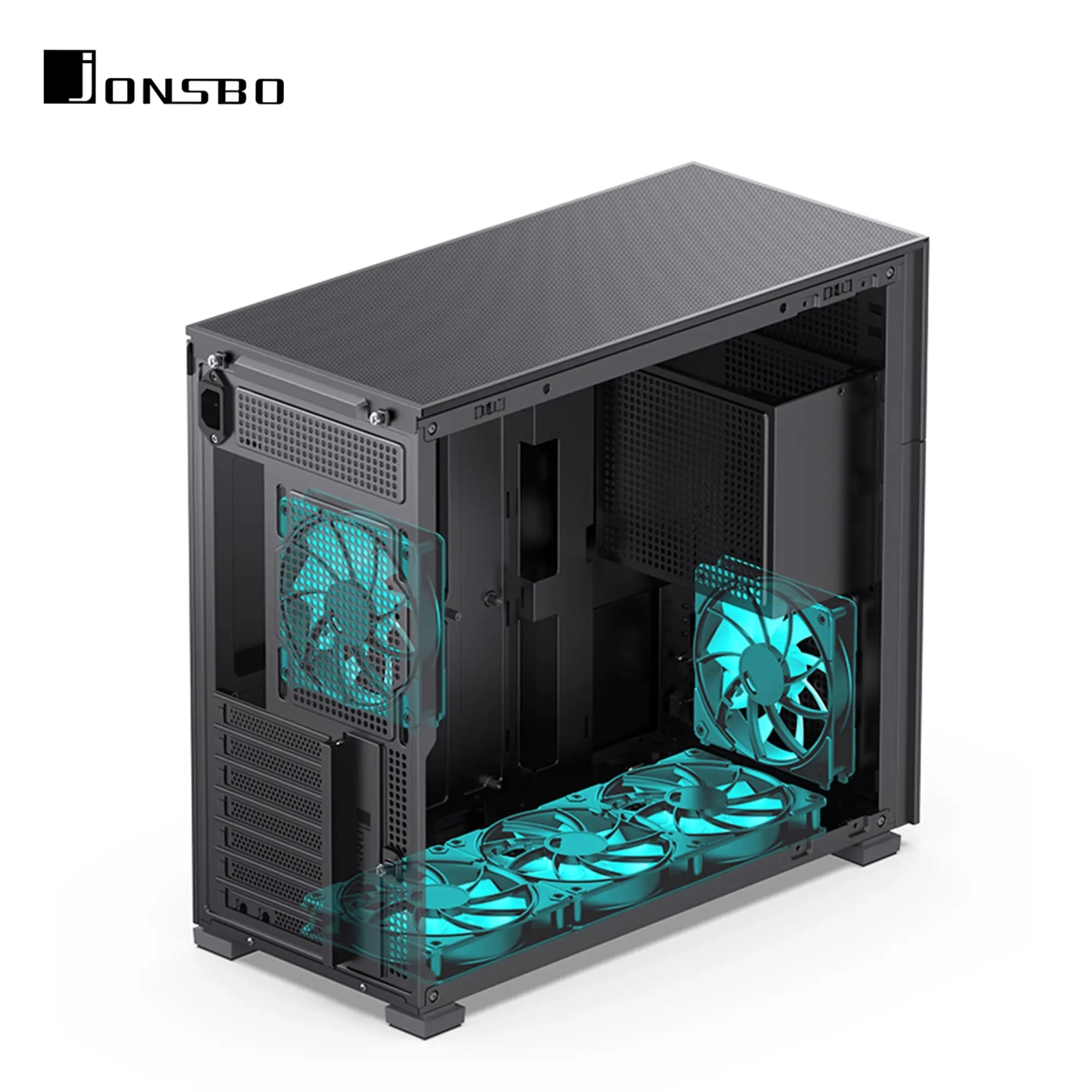 Obudowa JONSBO D41 MESH Black cena - zdjęcie 9