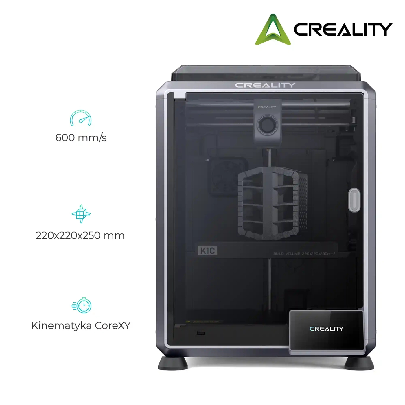 Drukarka 3D Creality K1C cena - zdjęcie 1