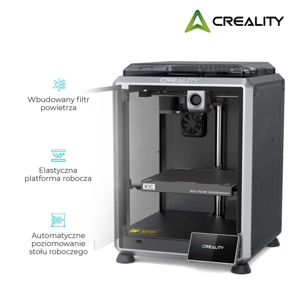 Drukarka 3D Creality K1C cena - zdjęcie 3