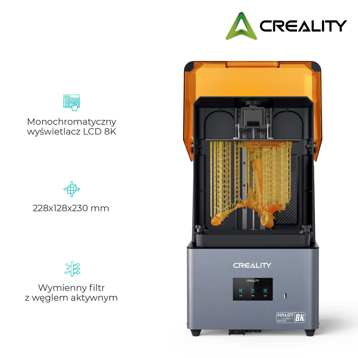 Drukarka 3D Creality Halot-Mage 8K cena - zdjęcie 1