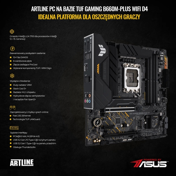Komputer gamingowy ARTLINE Gaming X59WHITE i5 12400F RTX 3070 8GB SN1642 cena - zdjęcie 2