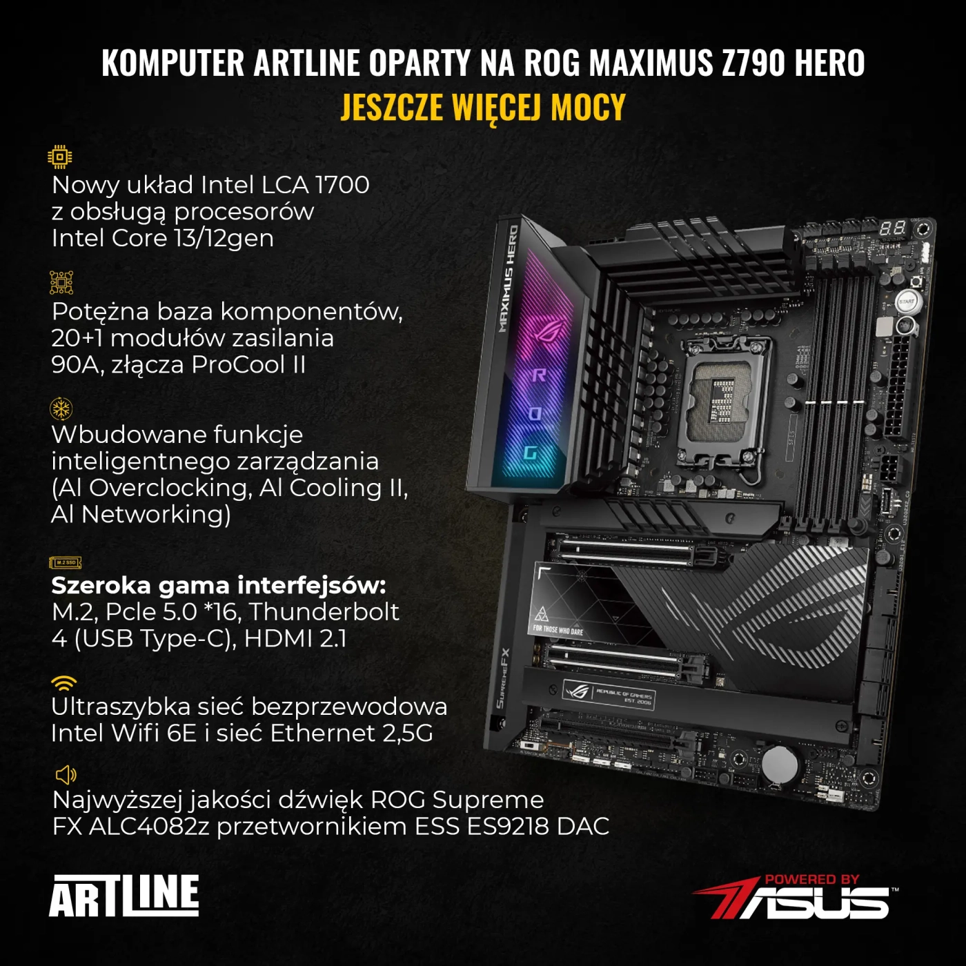 Komputer gamingowy ARTLINE MOD5 i9 14900KF RTX 4090 24GB MOD52T20Win (i913900KFRTX409024GM5121020w) cena - zdjęcie 2