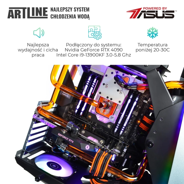 Komputer gamingowy ARTLINE MOD5 i9 14900KF RTX 4090 24GB MOD52T20Win (i913900KFRTX409024GM5121020w) cena - zdjęcie 4