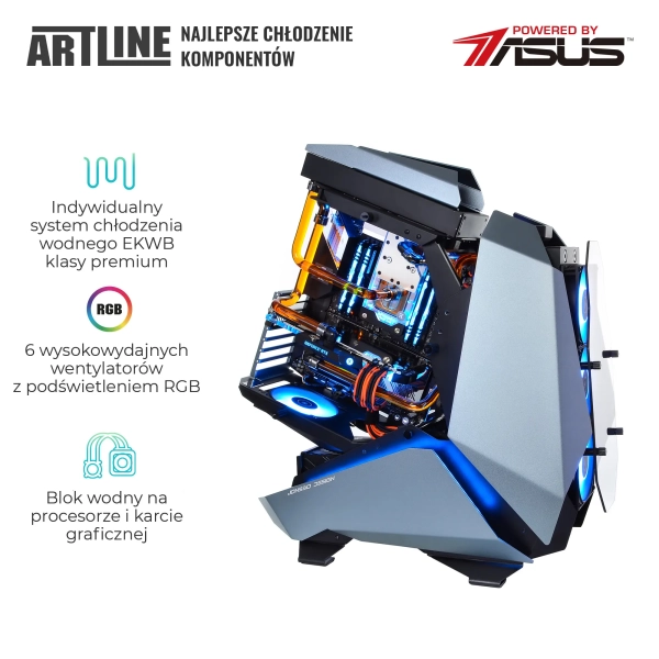 Komputer gamingowy ARTLINE MOD5 i9 14900KF RTX 4090 24GB MOD52T20Win (i913900KFRTX409024GM5121020w) cena - zdjęcie 5
