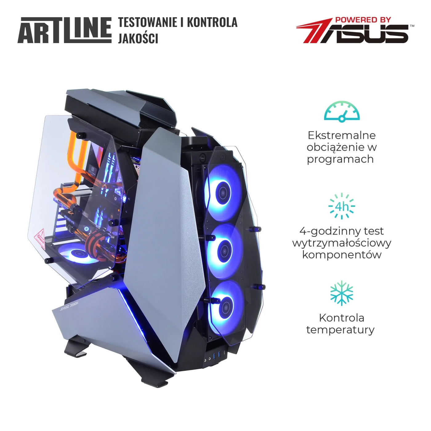 Komputer gamingowy ARTLINE MOD5 i9 14900KF RTX 4090 24GB MOD52T20Win (i913900KFRTX409024GM5121020w) cena - zdjęcie 9